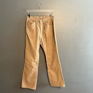 Roebucks Vintage Tan Corduroy Pants Size 34x32